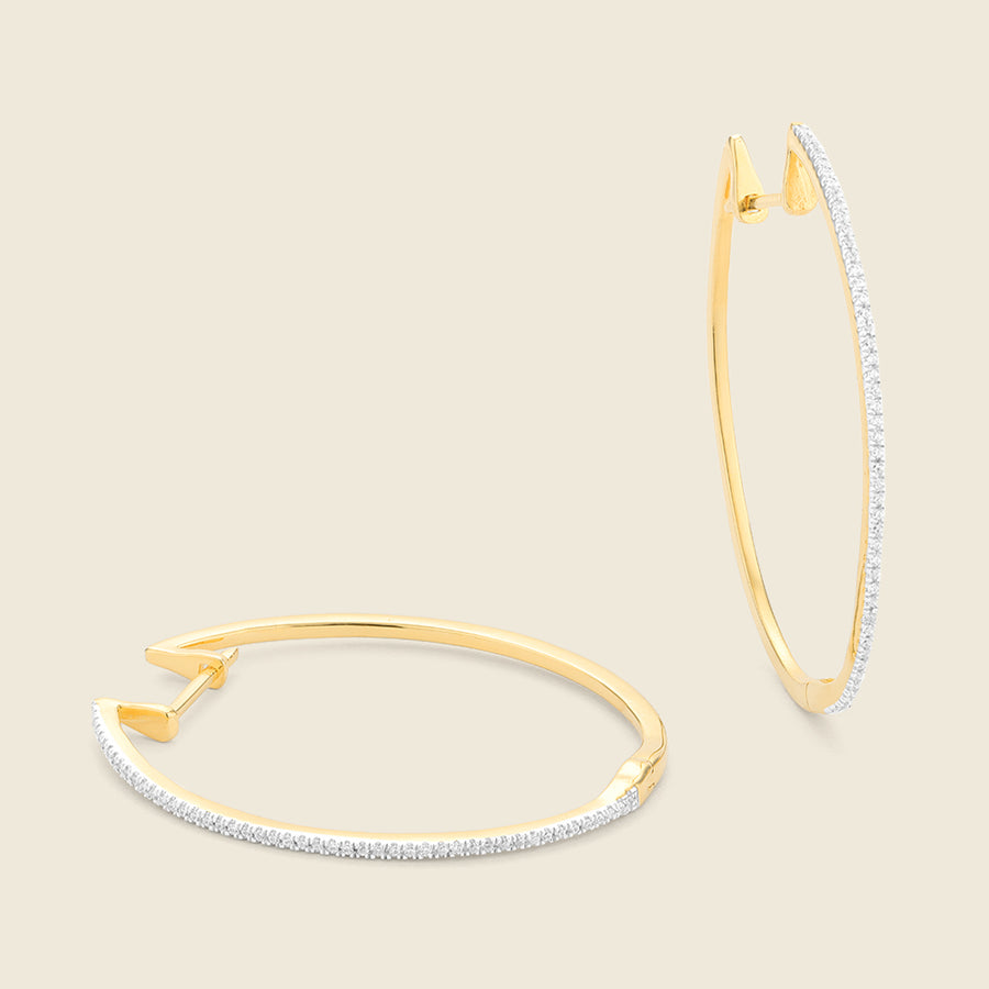 Classic Large Hoop Earrings