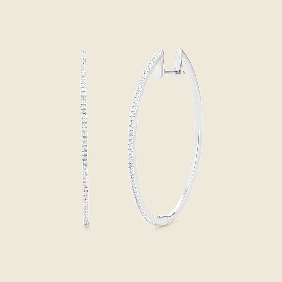 Classic Large Hoop Earrings