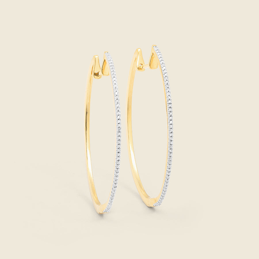 Classic Large Hoop Earrings