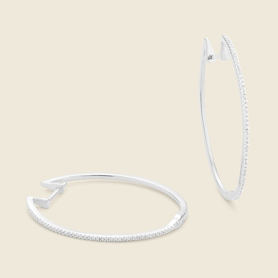 Classic Large Hoop Earrings