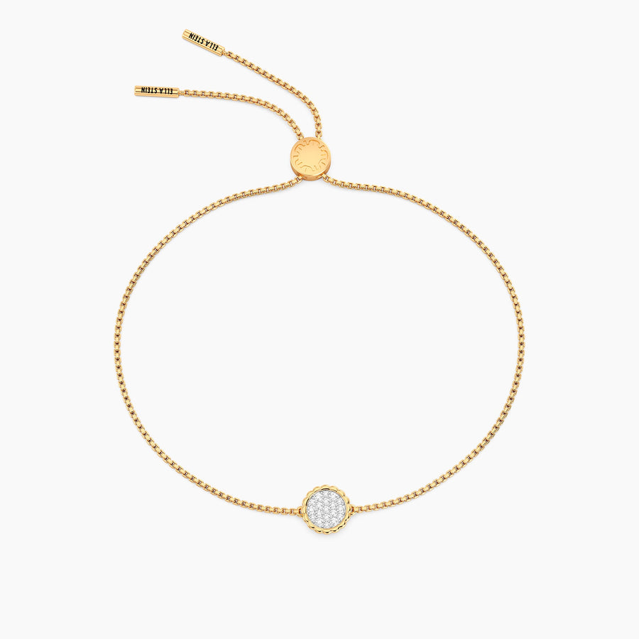 Lab-Grown Signature Circle Adjustable Bolo Bracelet