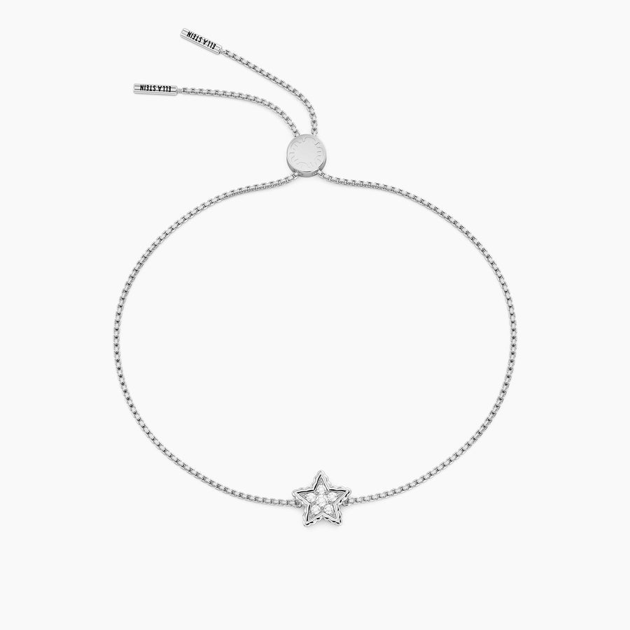 Lab-Grown Signature Star Adjustable Bolo Bracelet