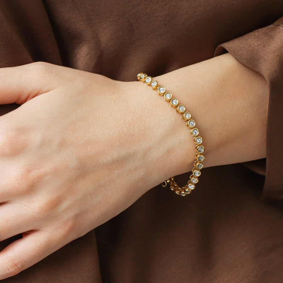 Lab-Grown 0.33 Ct Tennis Bracelet