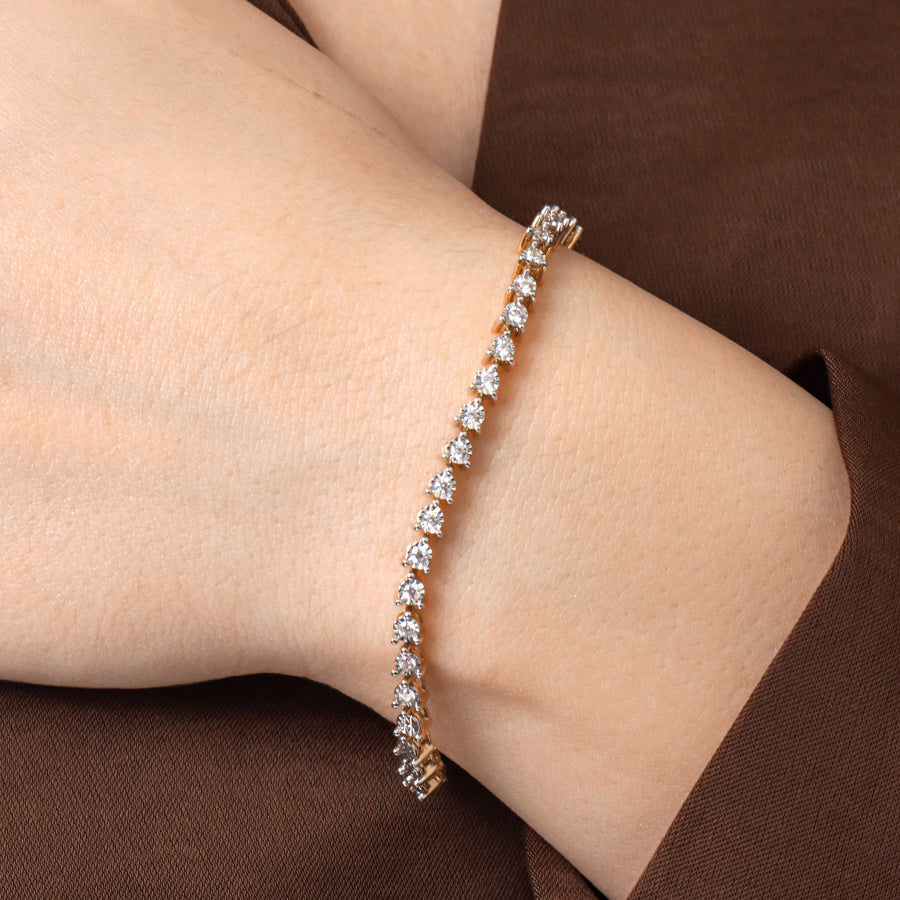Lab-Grown 0.40 Ct Tennis Bracelet