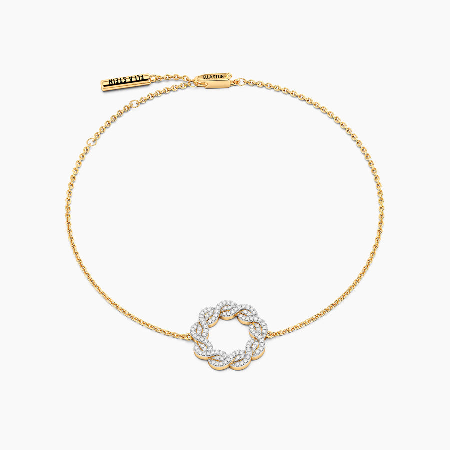 Lab-Grown Family Knot Chain Bracelet