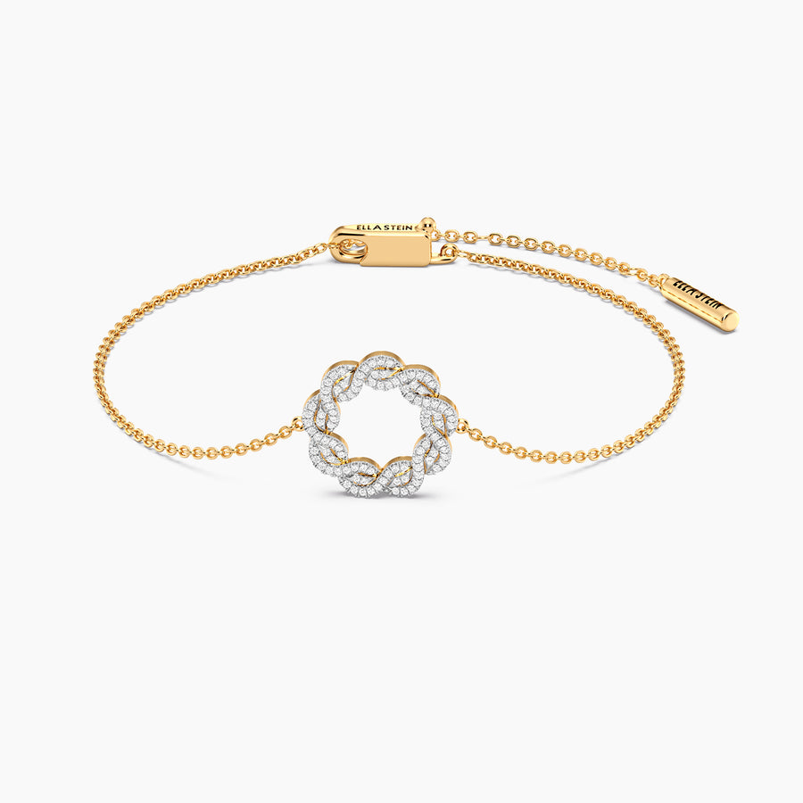Lab-Grown Family Knot Chain Bracelet