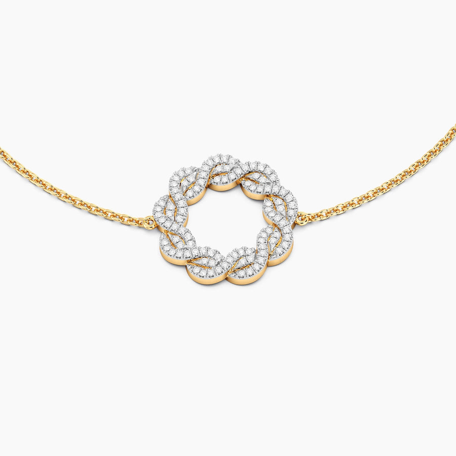 Lab-Grown Family Knot Chain Bracelet