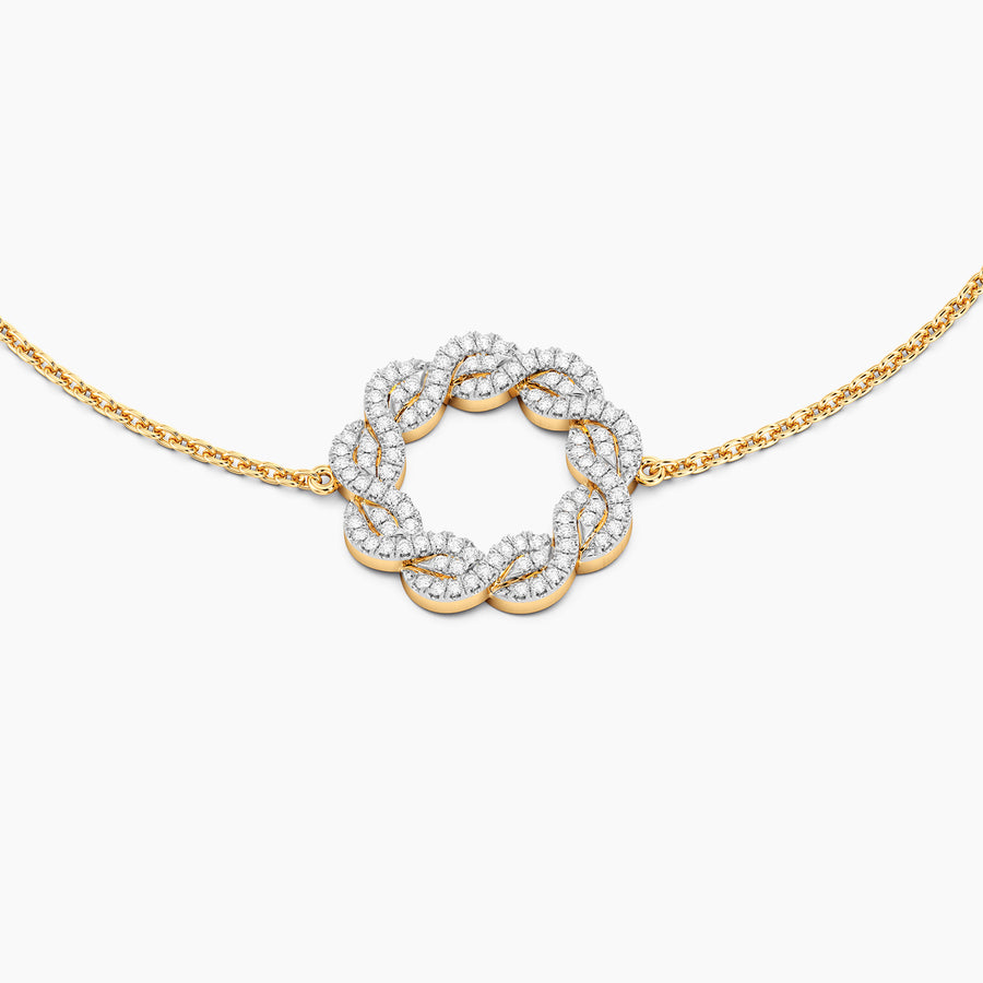 Lab-Grown Family Knot Chain Bracelet