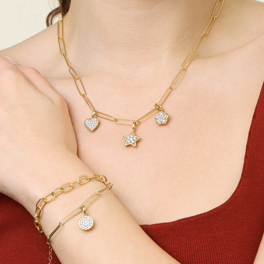 Lab-Grown Signature Flower Charm