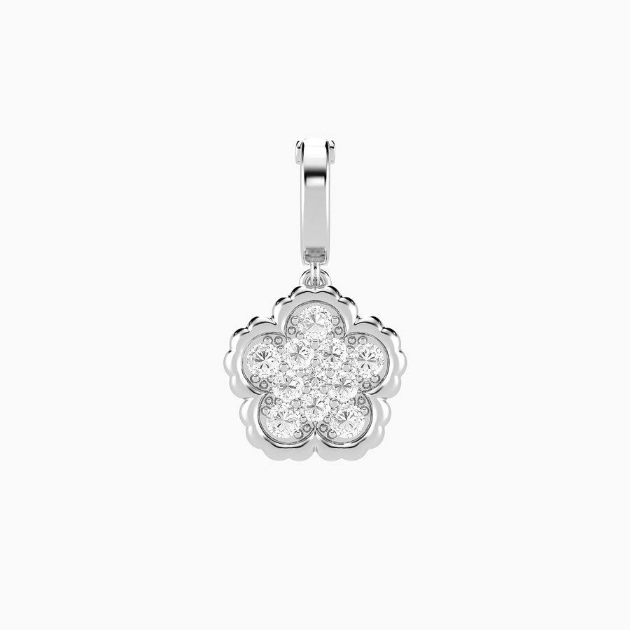 Lab-Grown Signature Flower Charm