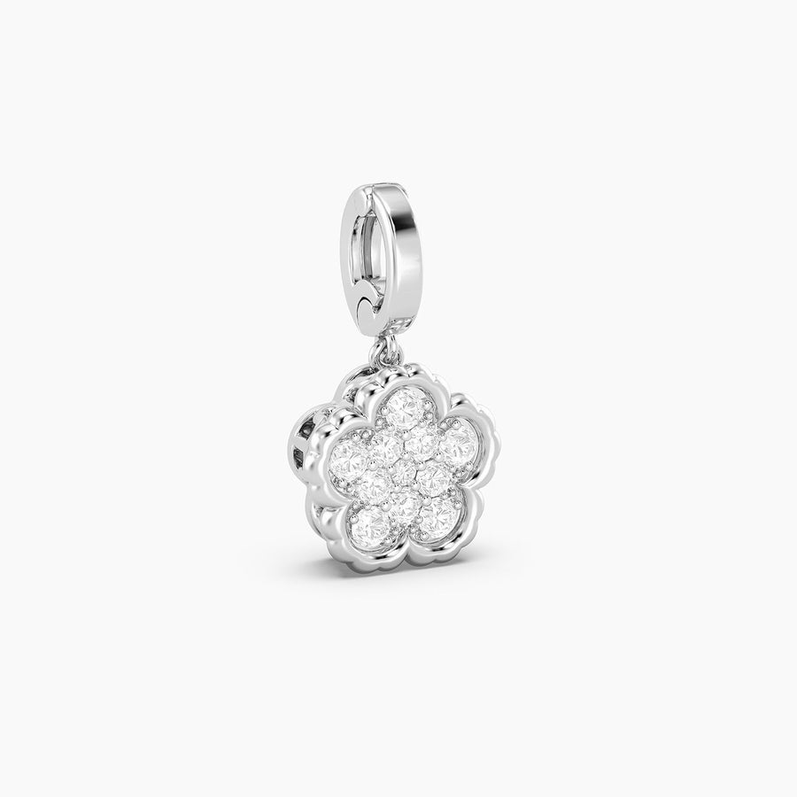 Lab-Grown Signature Flower Charm