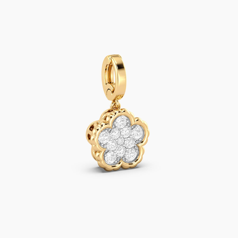 Lab-Grown Signature Flower Charm