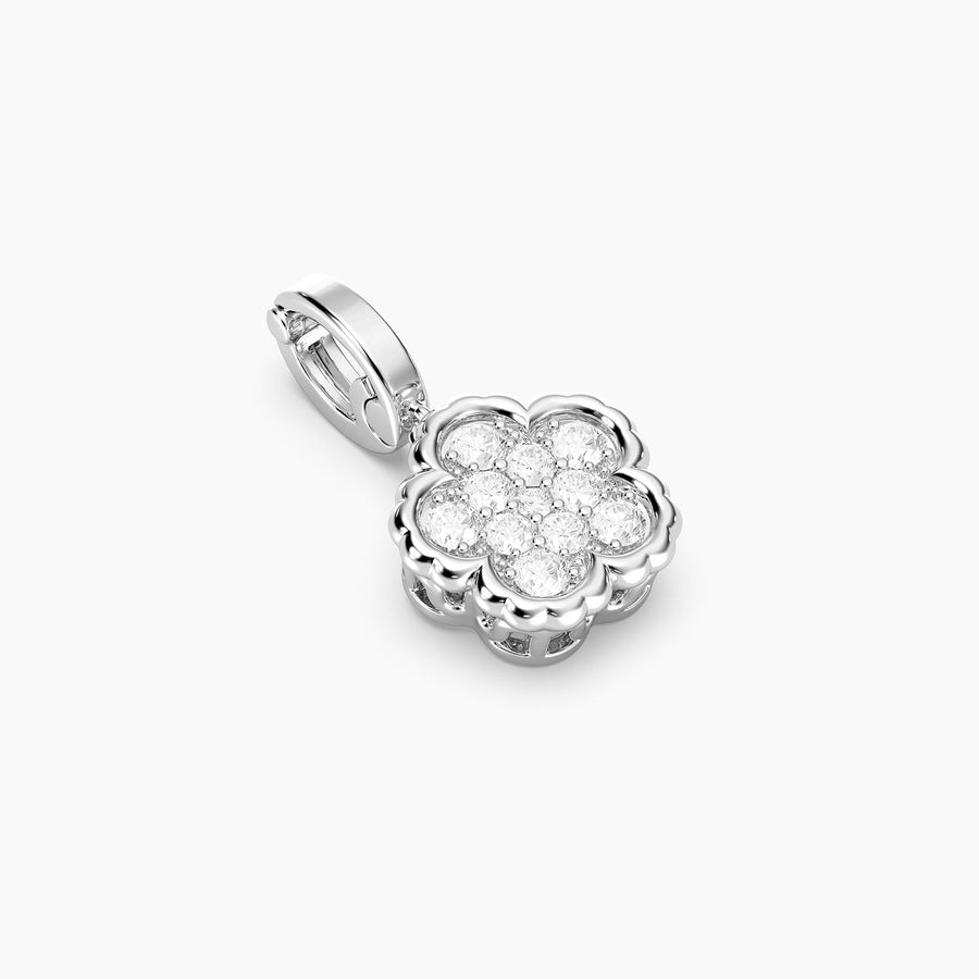 Lab-Grown Signature Flower Charm