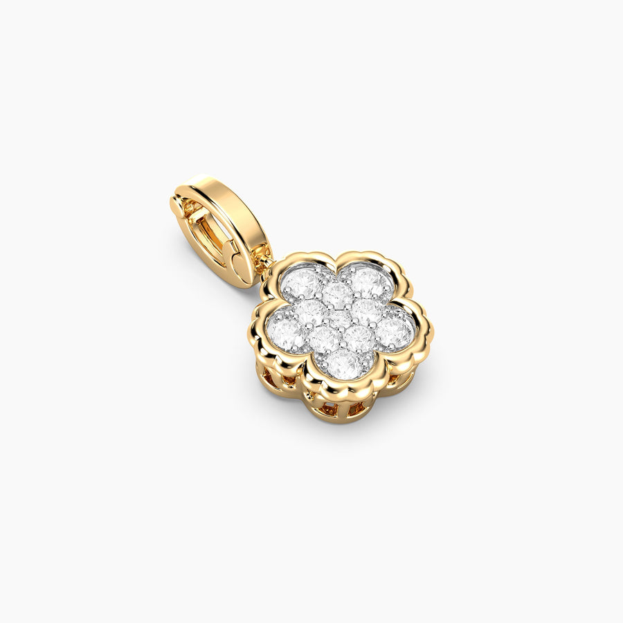 Lab-Grown Signature Flower Charm