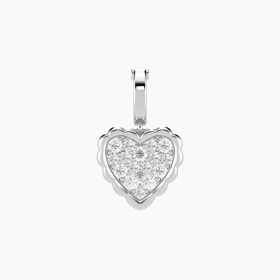Lab-Grown Signature Heart Charm