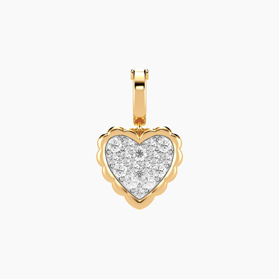Lab-Grown Signature Heart Charm