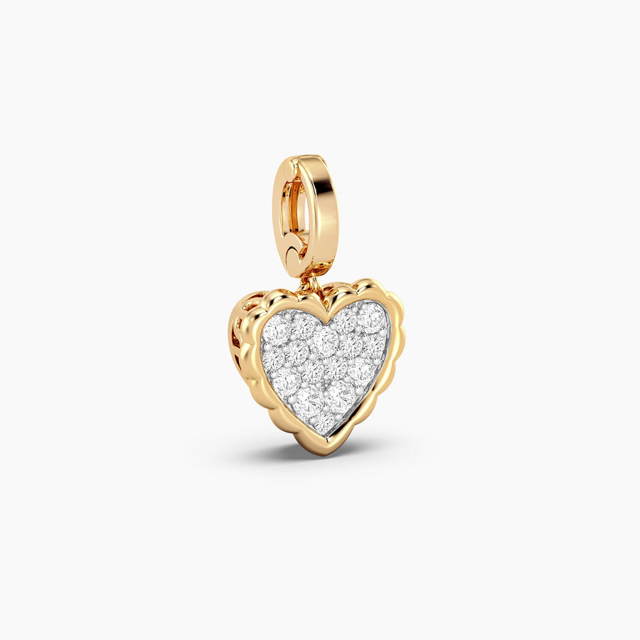 Lab-Grown Signature Heart Charm