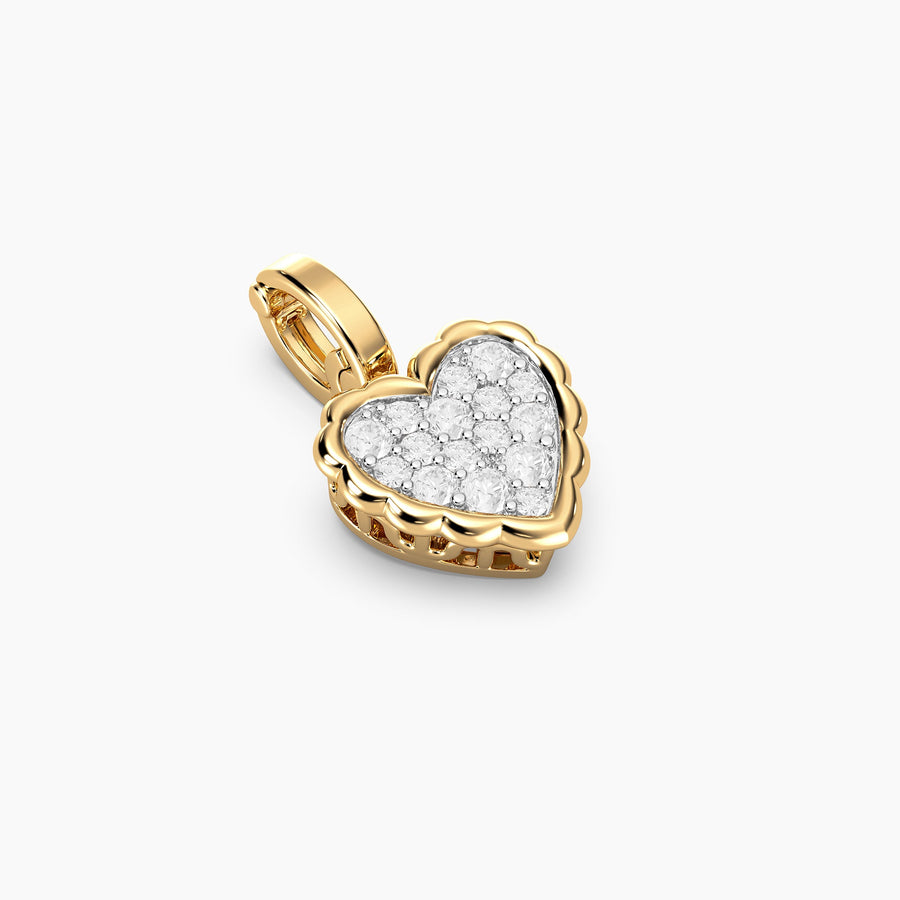Lab-Grown Signature Heart Charm