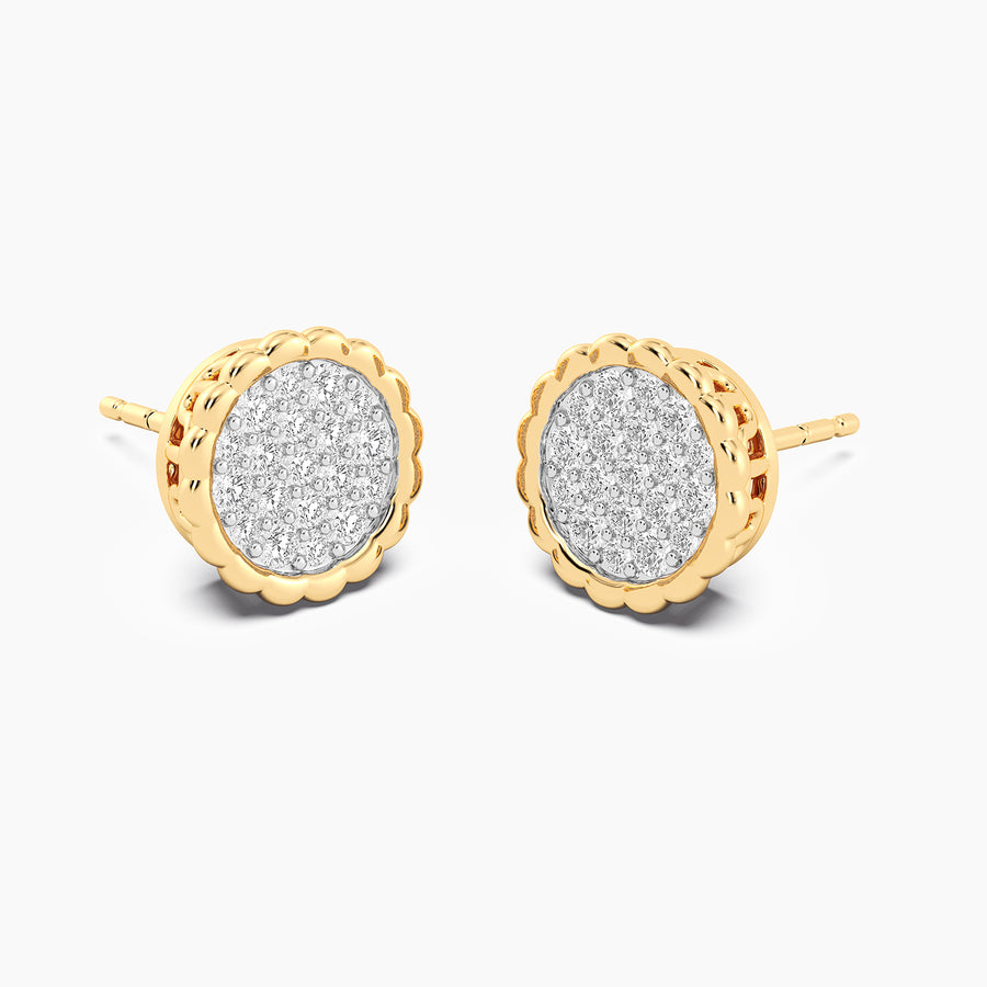 Lab-Grown Signature Fleur Stud Earrings