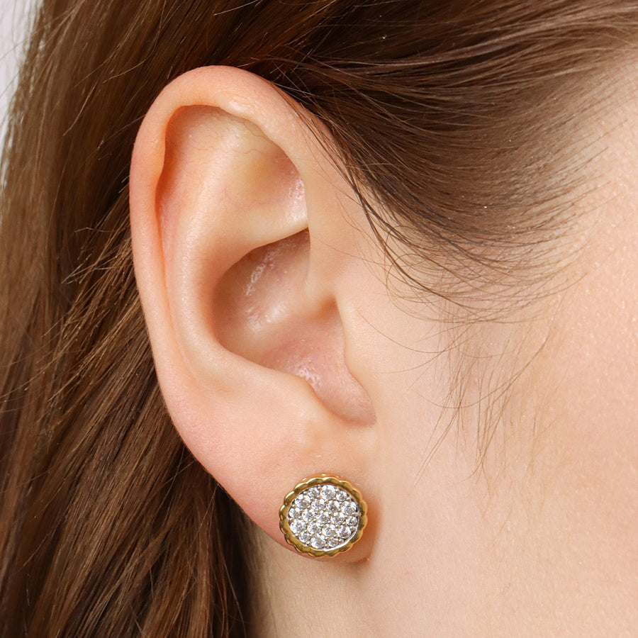 Lab-Grown Signature Fleur Stud Earrings