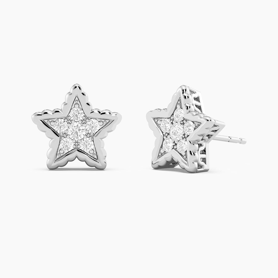 Lab-Grown Signature Star Stud Earrings