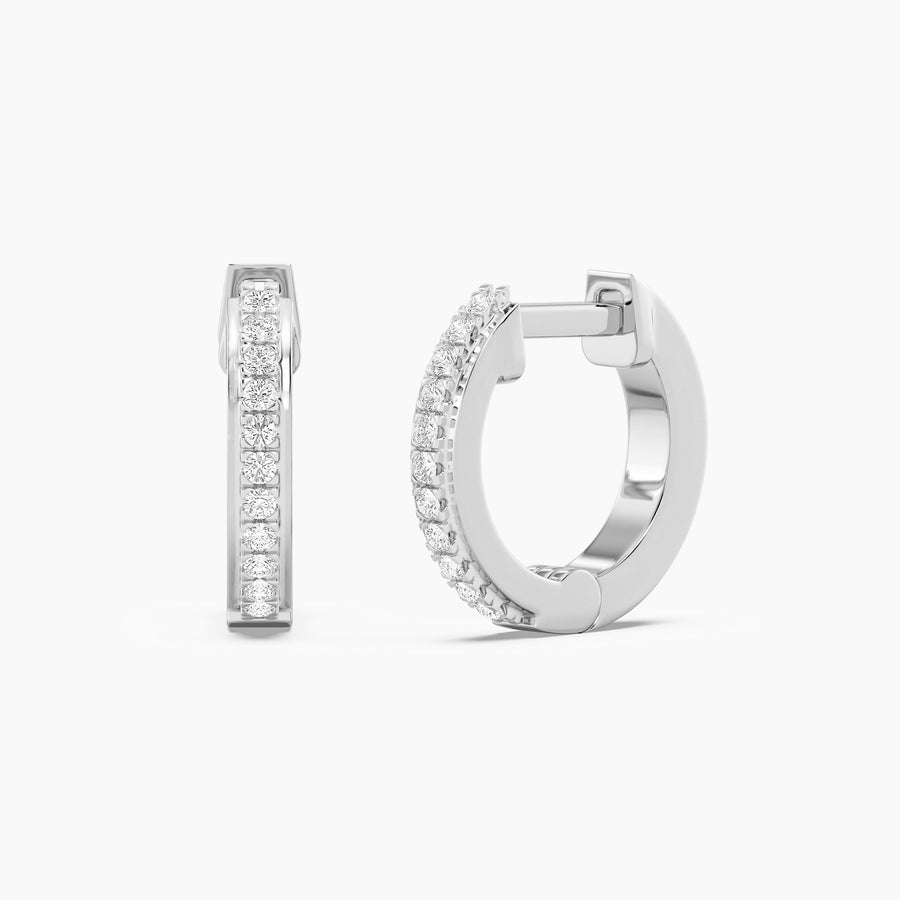 Lab-Grown Gleam Hoop Earrings