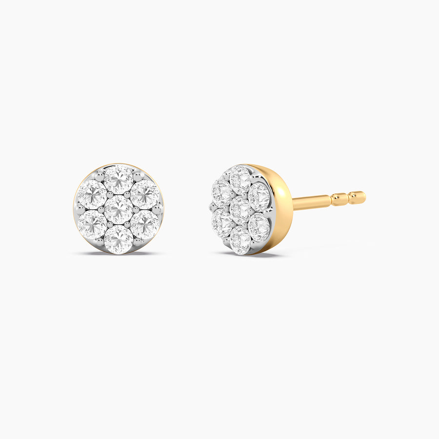 Lab-Grown Small Sphere Stud Earrings