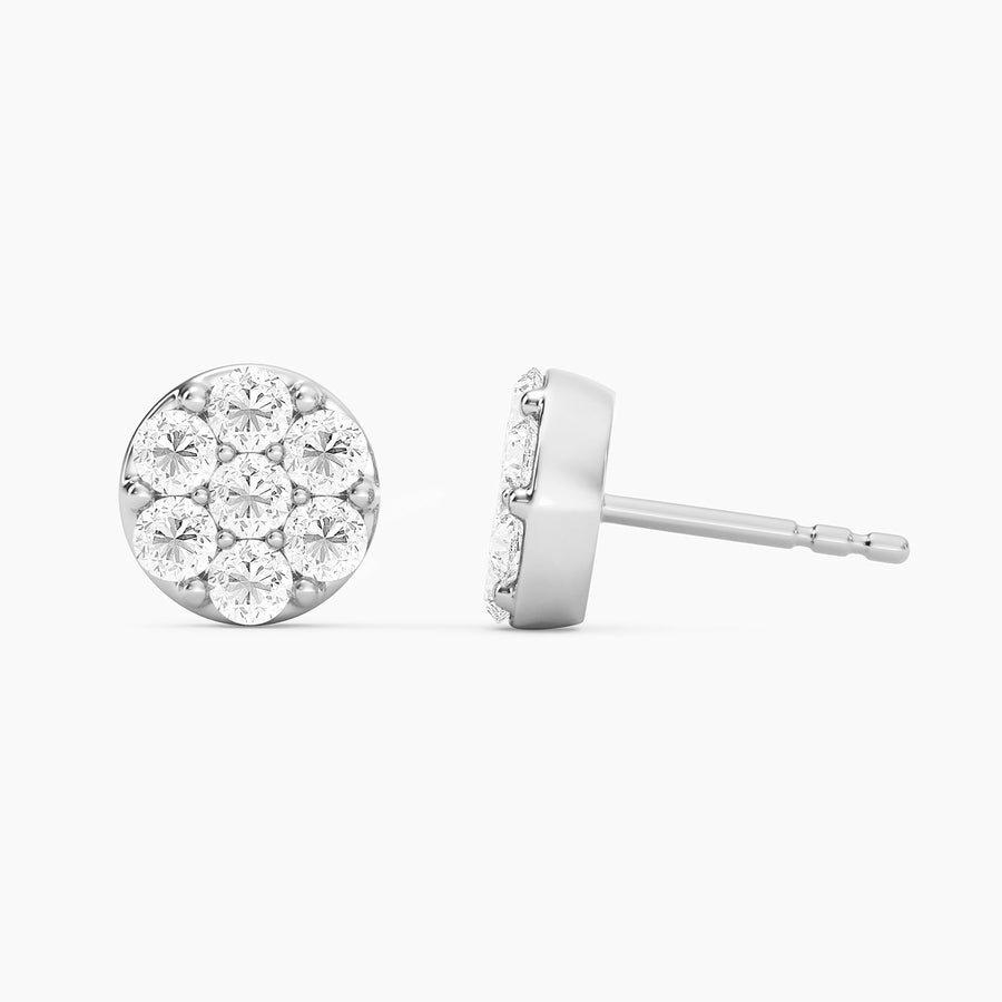 Lab-Grown Large Sphere Stud Earrings