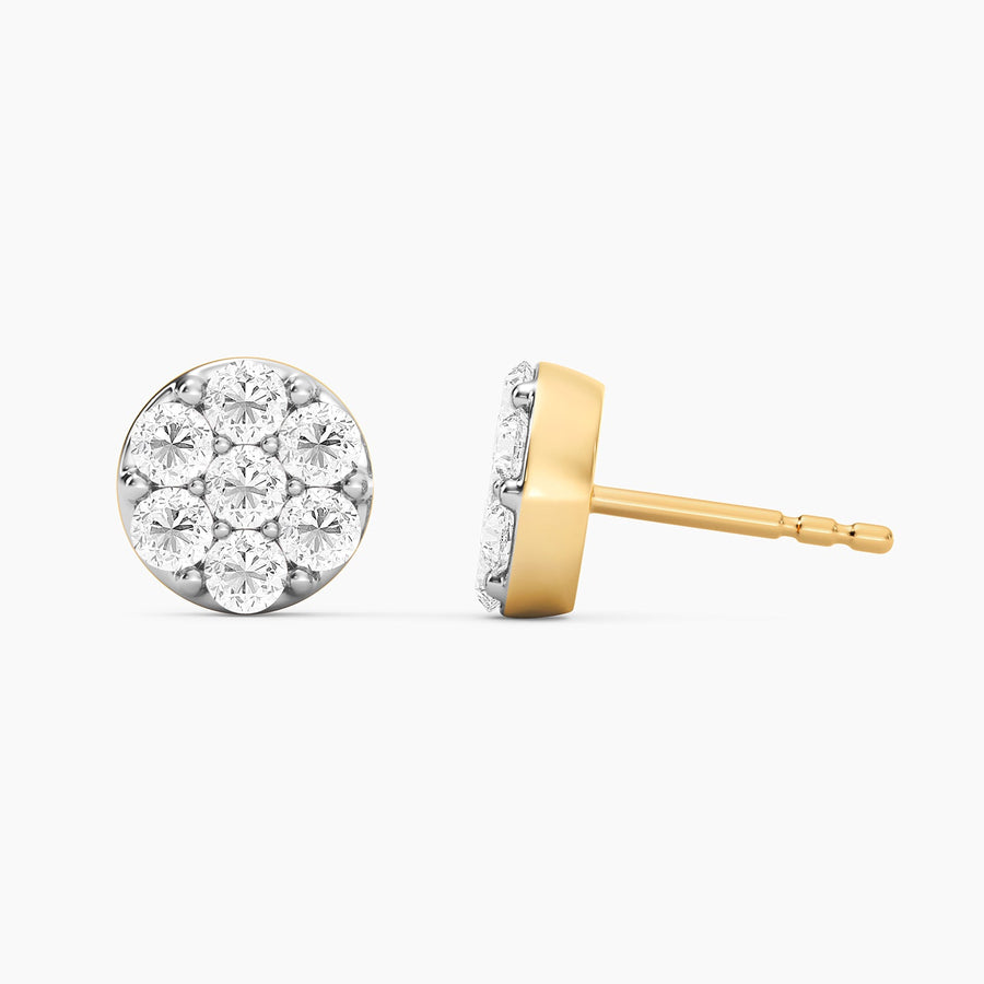 Lab-Grown Large Sphere Stud Earrings