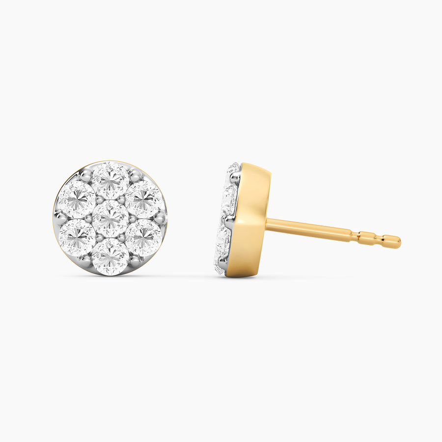 Lab-Grown Large Sphere Stud Earrings