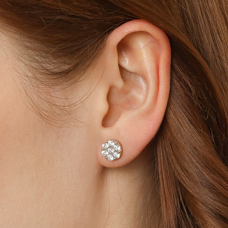 Lab-Grown Large Sphere Stud Earrings
