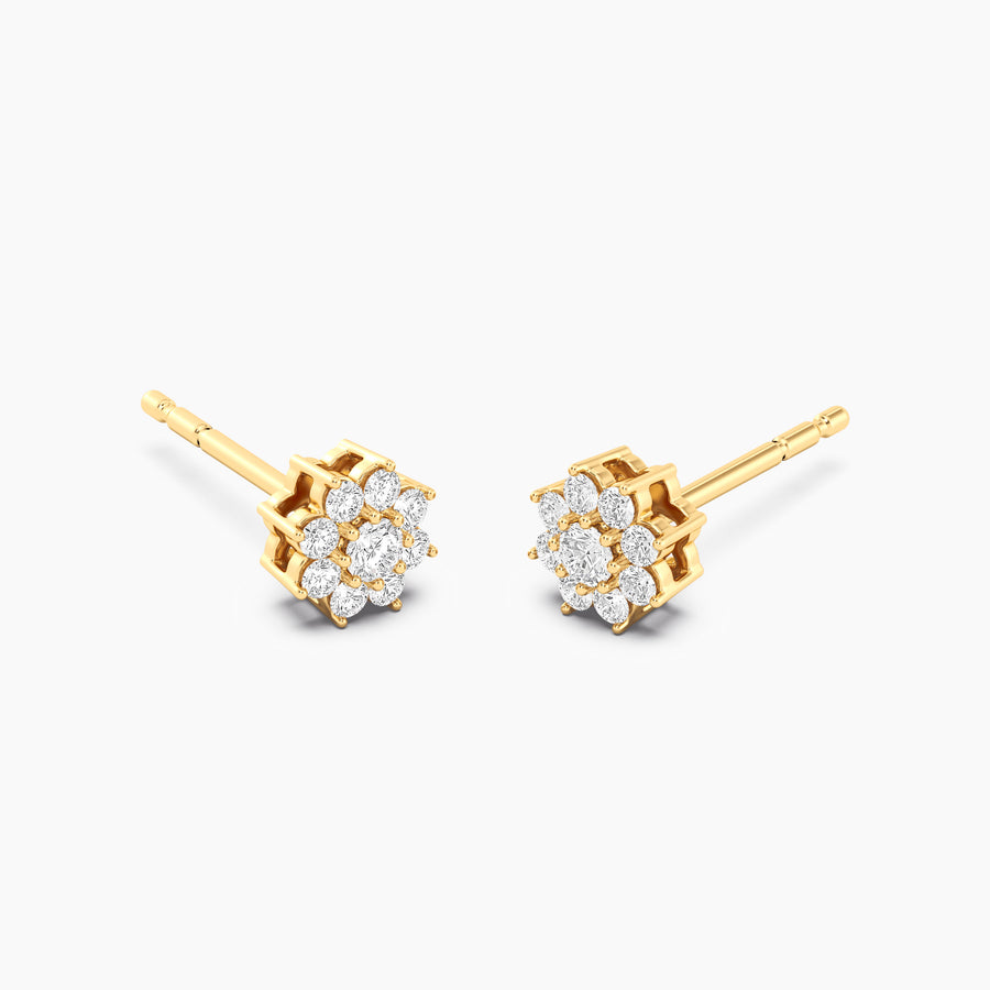 Lab-Grown 0.22 Ct Bloom Stud Earrings