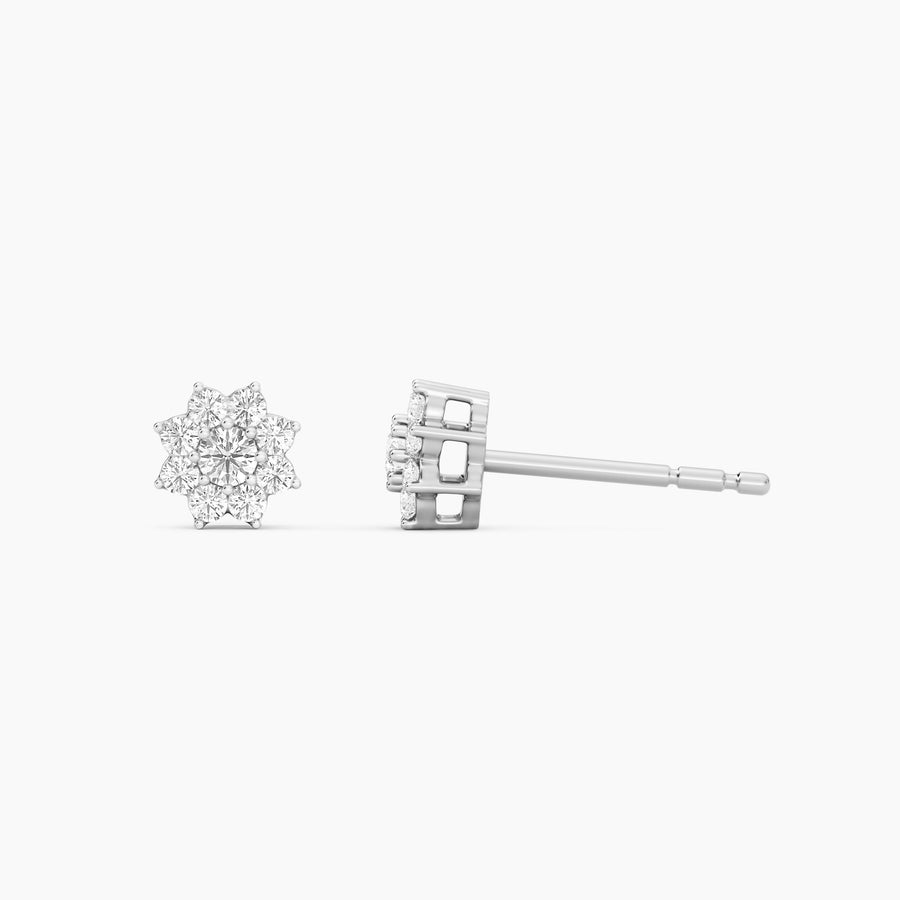 Lab-Grown 0.22 Ct Bloom Stud Earrings