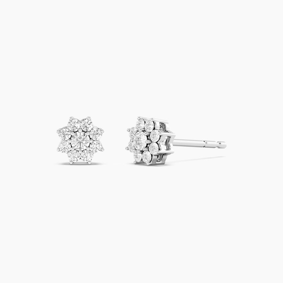Lab-Grown 0.22 Ct Bloom Stud Earrings