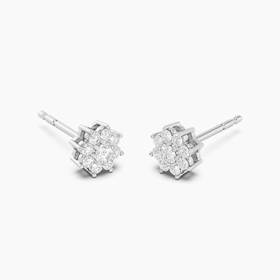 Lab-Grown 0.27 Ct Bloom Stud Earrings
