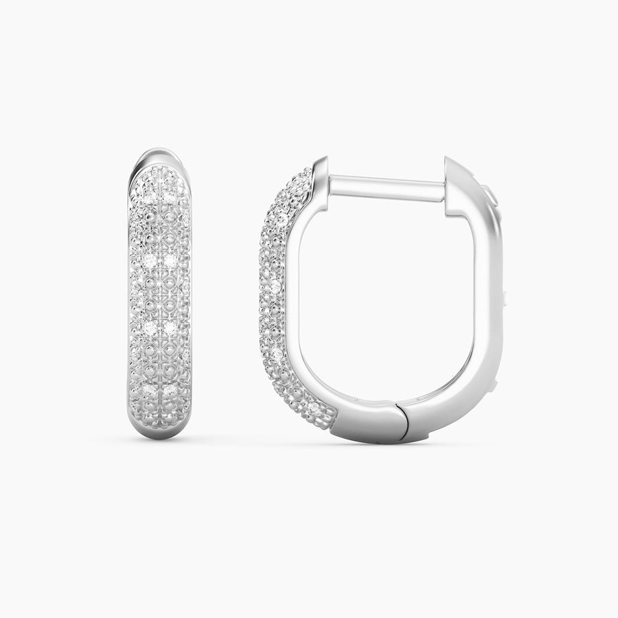 Lab-Grown Diamond U Huggies