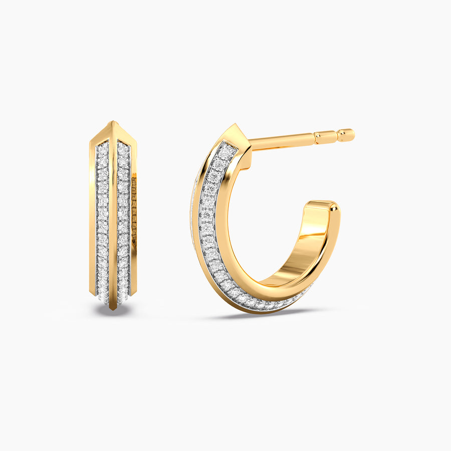 Lab-Grown Classic Mini Hoop Earrings