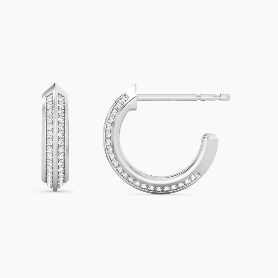 Lab-Grown Classic Mini Hoop Earrings
