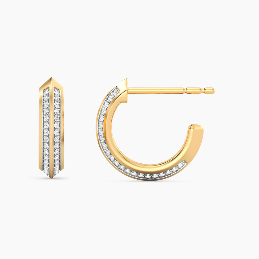 Lab-Grown Classic Mini Hoop Earrings