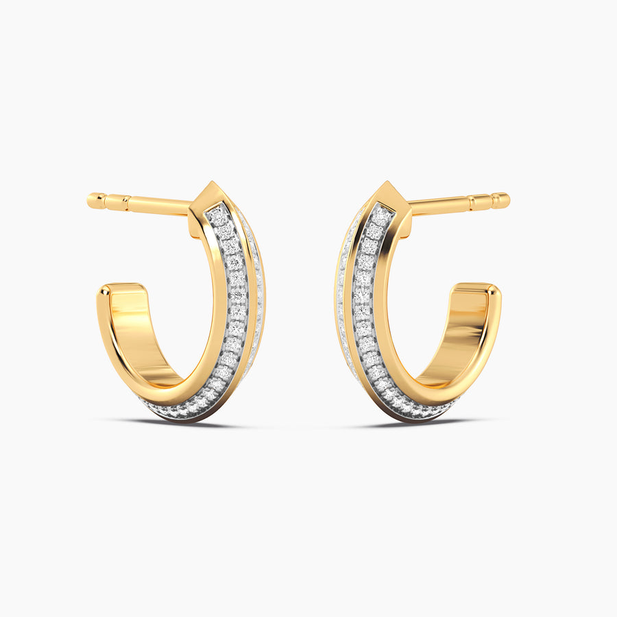 Lab-Grown Classic Mini Hoop Earrings