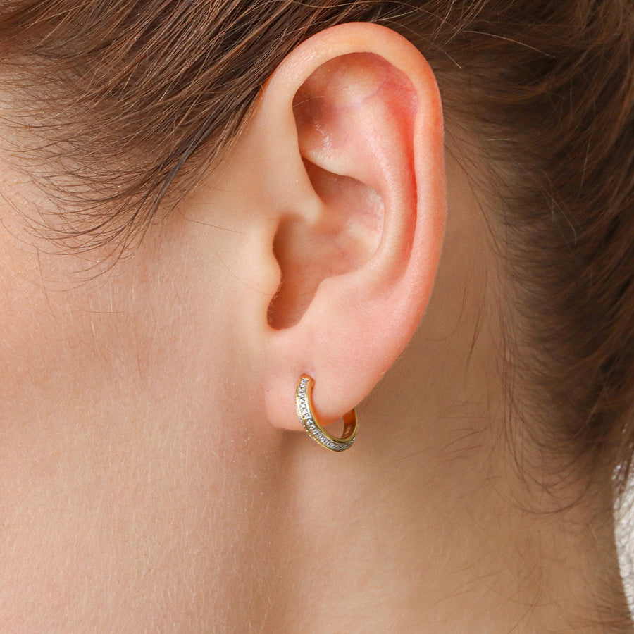 Lab-Grown Classic Mini Hoop Earrings
