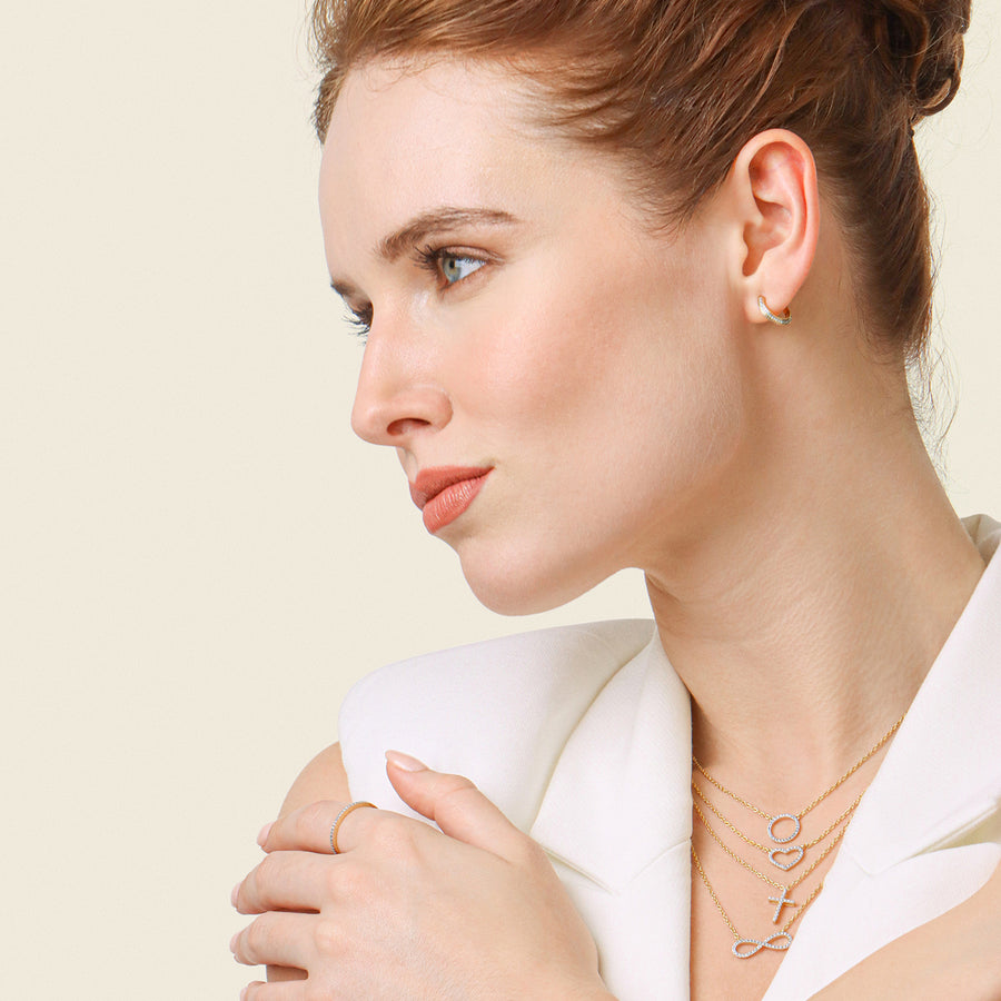 Lab-Grown Classic Mini Hoop Earrings