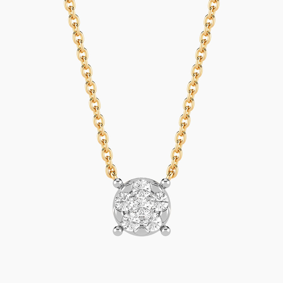Lab-Grown Large Signature Four Prong Pendant Necklace
