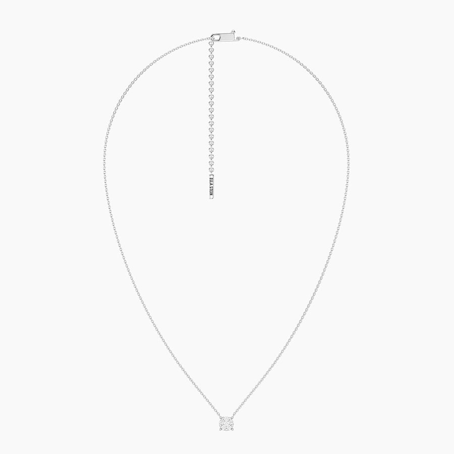 Lab-Grown Large Signature Four Prong Pendant Necklace