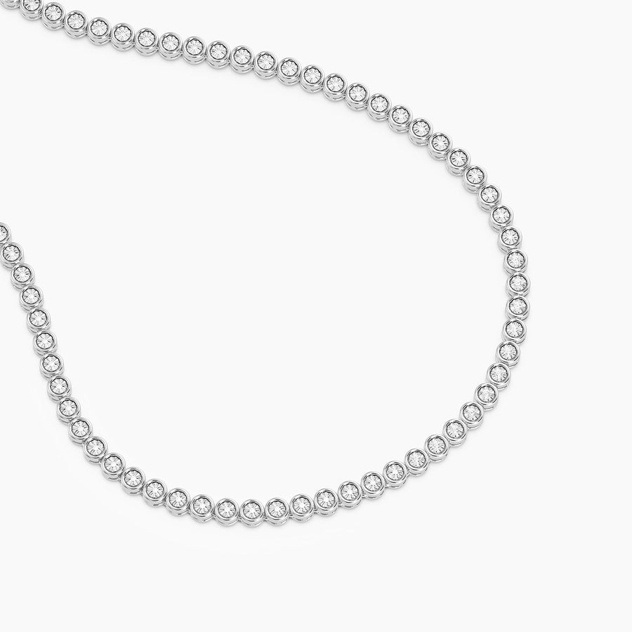 Lab-Grown 0.33 Ct Tennis Necklace