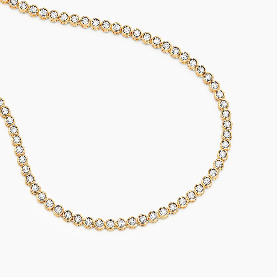 Lab-Grown 0.33 Ct Tennis Necklace