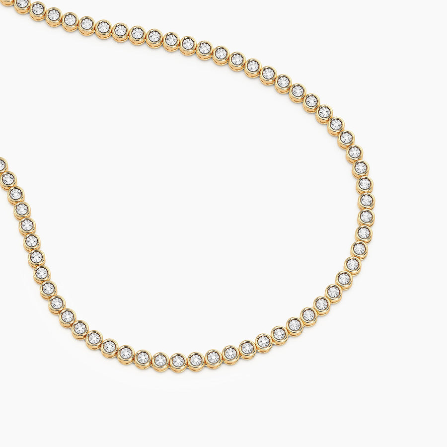 Lab-Grown 0.33 Ct Tennis Necklace