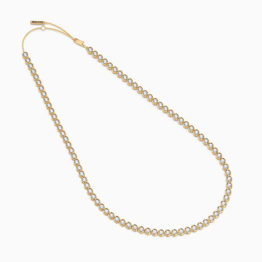 Lab-Grown 0.33 Ct Tennis Necklace