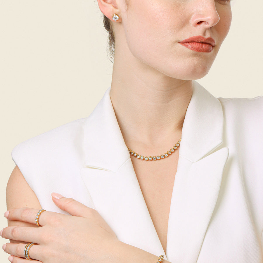 Lab-Grown 0.66 Ct Four Prong Stud Earrings