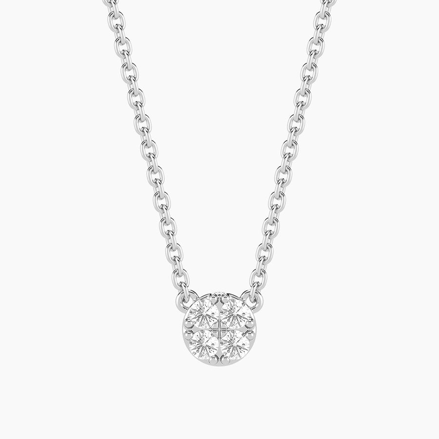 Lab-Grown 0.12 Ct Timeless Sparkle Pendant Necklace